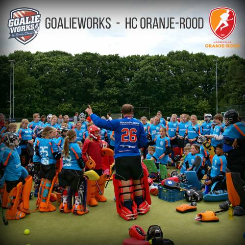 GoalieWorks HC Oranje-Rood